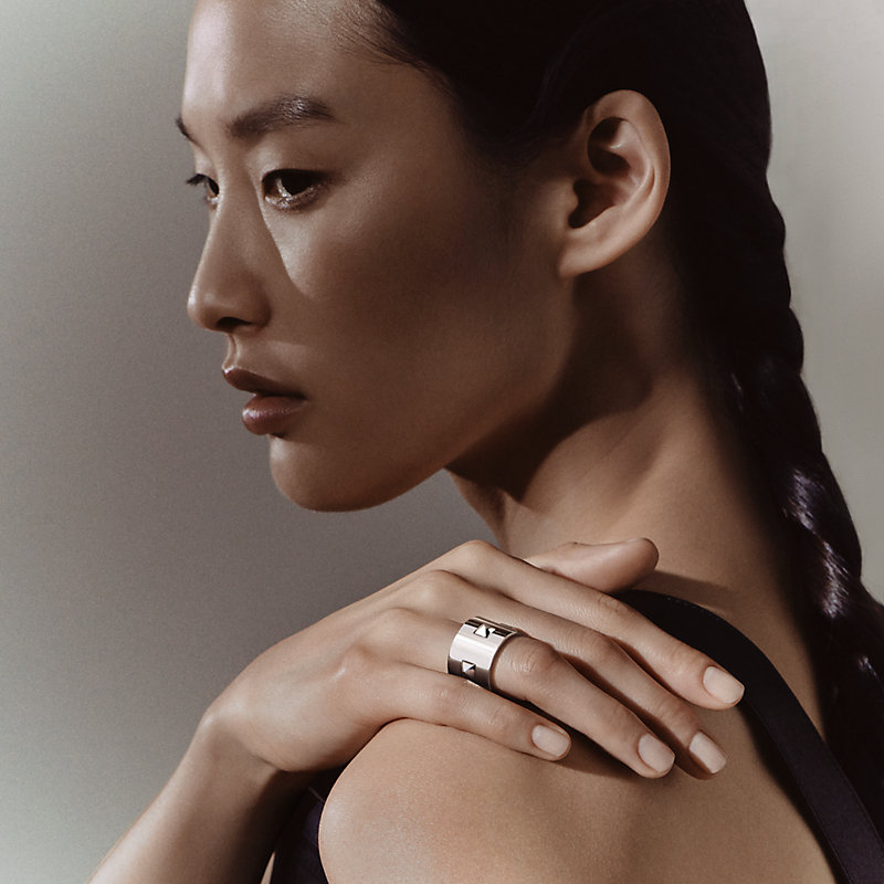 Mini Clous ring, large model | Hermès USA